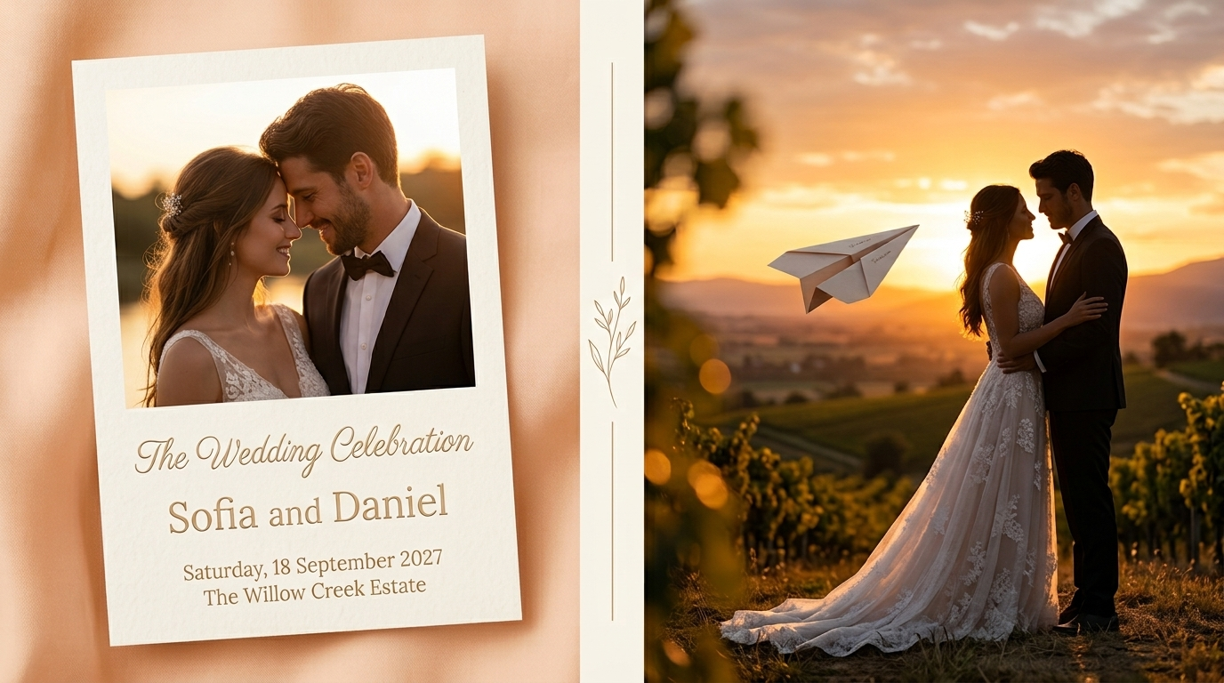 How to Create an AI Wedding Invitation on Templix: Photo and Video Guide