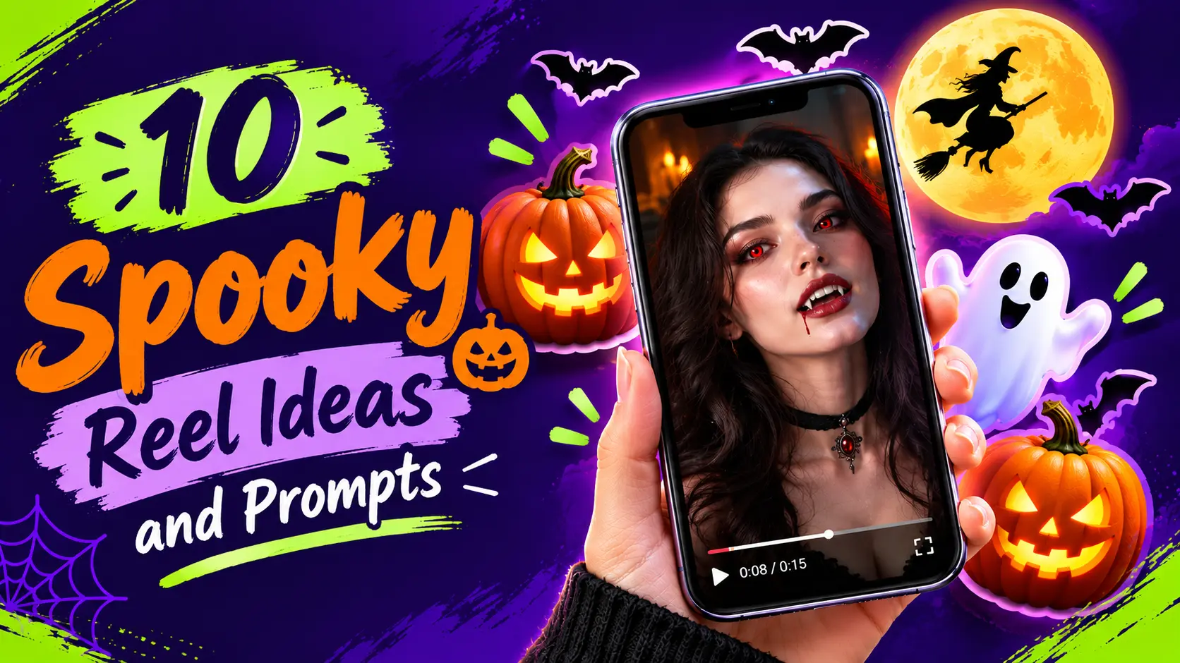 How to Create Halloween Videos with AI: 10 Spooky Reel Ideas and Prompts