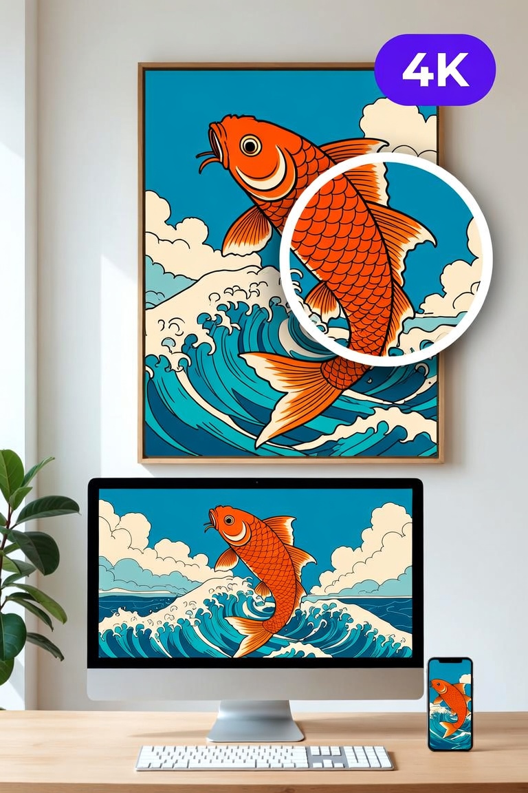 :Upscale Your Art to 4K for Prints and Wallpapers
