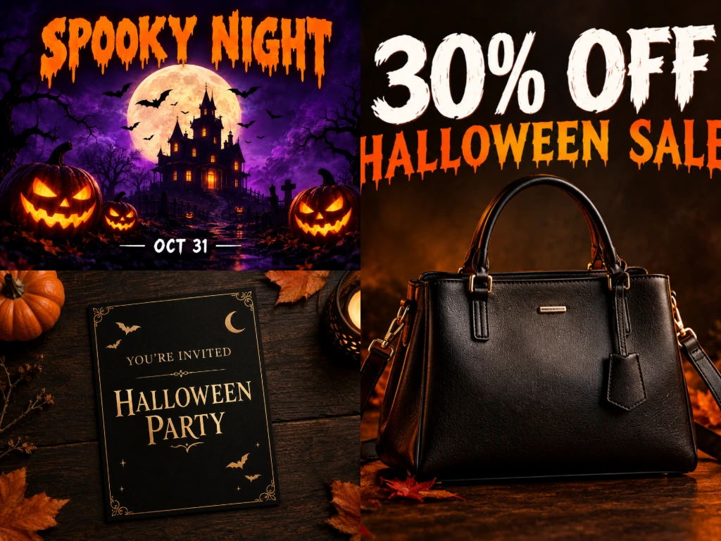 Design Halloween Posters, Invites and Ads